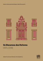Capa para Os Discursos dos Reitores (1974-2019)