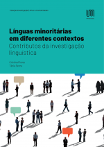 Capa "Línguas minoritárias em diferentes contextos: Contributos da investigação linguística"