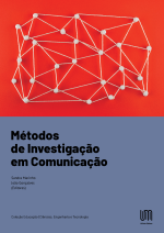 Capa "Métodos de Investigação em Comunicação"