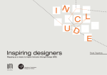 Capa "Inspiring designers: Mapping as a means to inspire inclusion through Design (MD)"
