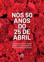 Capa "Nos 50 Anos do 25 de Abril"